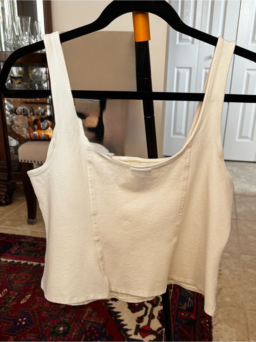 Women’s Cream Tank Top Size L